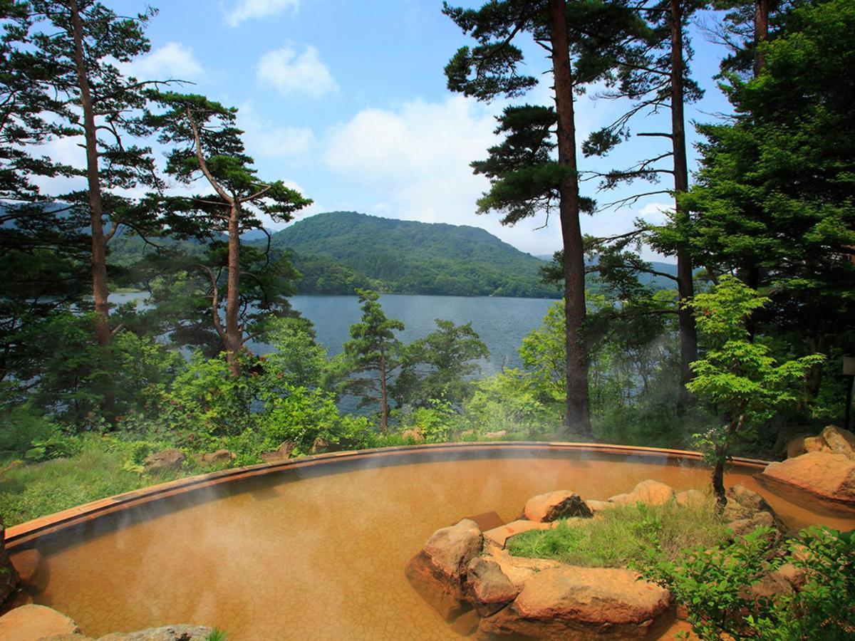 Urabandai Lake Resort Geihinkan Nekoma Rikyu Kitashiobara Dış mekan fotoğraf